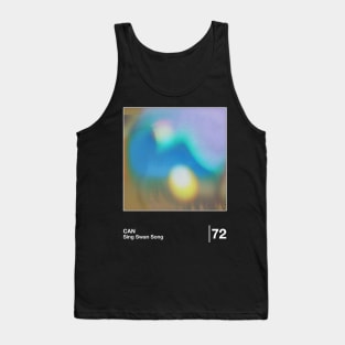 Sing Swan Song / Minimalist Style Graphic Design Tank Top